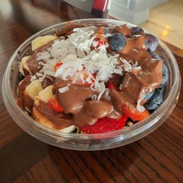 Darth Vader smoothie bowl.