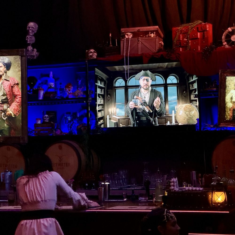 Cutwater Spirits - Inside Ghost Ship speakeasy (captain sharing a tale) - Distilleries Near Me - San Diego, California Cutwater Spirits - Inside Ghost Ship speakeasy (captain sharing a tale) - Distilleries Near Me - San Diego, California