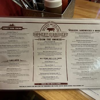 Smokey and the Brisket - Menu - Barbeque Near Me - La Mesa, California Smokey and the Brisket - Menu - Barbeque Near Me - La Mesa, California