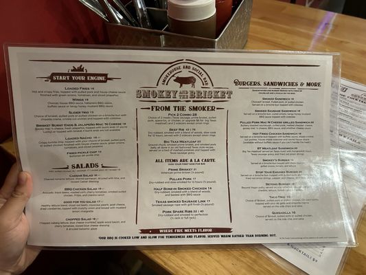 Menu photo 6 Smokey and the Brisket La Mesa, CA Menu photo 6 Smokey and the Brisket La Mesa, CA