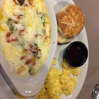 Egg Harbor Café - Georgia Grits with no bacon - Breakfast & Brunch Near Me - Lake Forest, Illinois