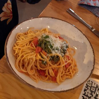 Jianna - Simple spaghetti... Homemade pasta and delicious! - Italian Near Me - Greenville, South Carolina
