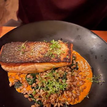 Onesto - Crispy Seared Salmon - Venues & Event Spaces Near Me - Milwaukee, Wisconsin