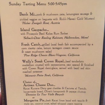 Hukilau Lanai - Wine and food pairing menu - Seafood Near Me - Kapaa, Hawaii Hukilau Lanai - Wine and food pairing menu - Seafood Near Me - Kapaa, Hawaii