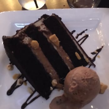 Union Rooftop - Peanut butter cake with salted caramel ice cream! Big enough to share! - New American Near Me - Minneapolis, Minnesota Union Rooftop - Peanut butter cake with salted caramel ice cream! Big enough to share! - New American Near Me - Minneapolis, Minnesota