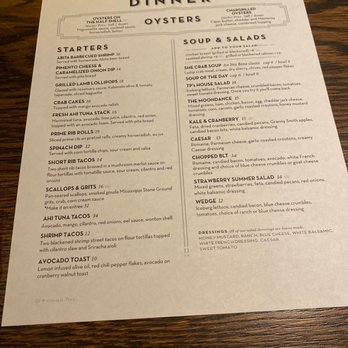 Moondance Grill - Menu - New American Near Me - Germantown, Tennessee