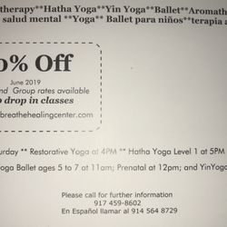 Just Breathe Healing Center - Discount
