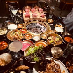 Sura Korean Steakhouse - 2 orders for 4 people ... there was sooooooo much food that we each had leftovers.
