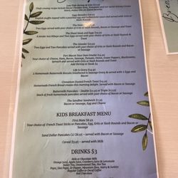 Clam Digger Restaurant - Breakfast menu