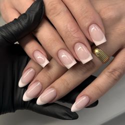 LA Green Eye Nail & Spa - Russian manicure with Hard gel on natural nails