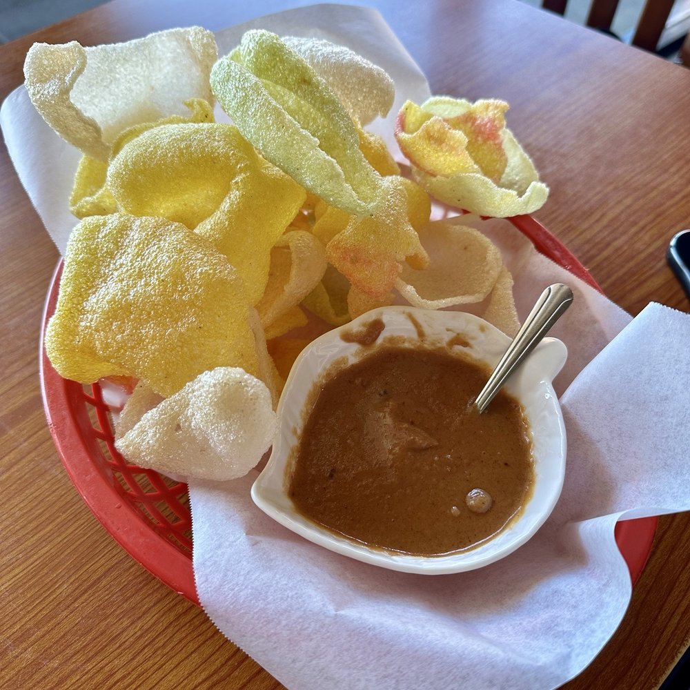 Pikul Thai Bistro - Fried Shrimp Chips - Thai Near Me - Fairfield, California Pikul Thai Bistro - Fried Shrimp Chips - Thai Near Me - Fairfield, California