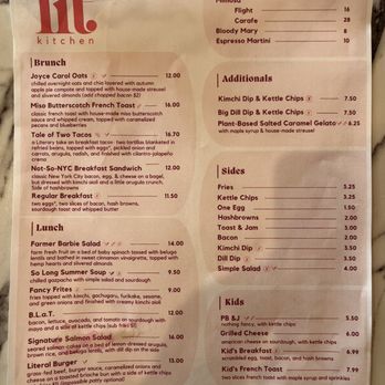 The Literary - Menu (September 2023) - Bookstores Near Me - Champaign, Illinois