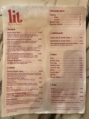 Menu photo 1 The Literary Champaign, IL