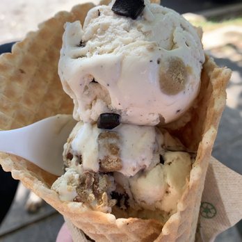 Sweet Cow - Reese's and Cookie Dough in a Waffle Cone - Ice Cream & Frozen Yogurt Near Me - Denver, Colorado Sweet Cow - Reese's and Cookie Dough in a Waffle Cone - Ice Cream & Frozen Yogurt Near Me - Denver, Colorado