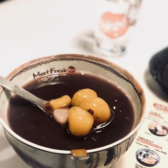 Meet Fresh - Purple Rice Soup W/Taro Ball + Sweet Potato Taro Balls(+$1) - Desserts Near Me - Bellevue, Washington Meet Fresh - Purple Rice Soup W/Taro Ball + Sweet Potato Taro Balls(+$1) - Desserts Near Me - Bellevue, Washington