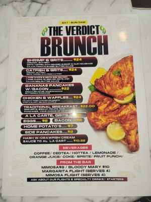 Menu photo 2 The Verdict New Orleans, LA