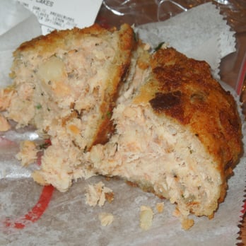 Judith's Kitchen - huge salmon cake cost $6.64 - Cafes Near Me - Newton, Massachusetts
