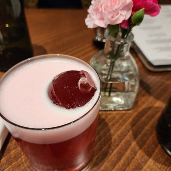 Cafe Deux - Pretty in pink cocktail  (mezcal tequila ) - Cafes Near Me - Harrison, New York