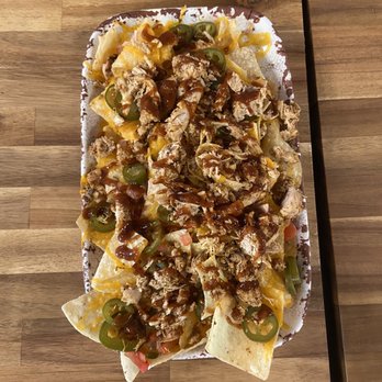 Chop Shop Market & Table - Chop shop nachos with pulled chicken! - Butcher Near Me - Bloomington, Indiana Chop Shop Market & Table - Chop shop nachos with pulled chicken! - Butcher Near Me - Bloomington, Indiana