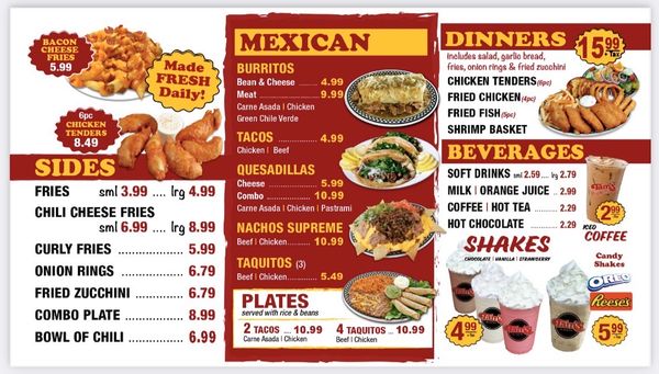 Menu photo 4 Tams Burgers Ontario, CA