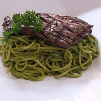 Mancora Peruvian Cuisine - Skirt steak is not usually super tender but for the cut, it was cooked right and tender enough. Pasta was creamy, herb-y, yummy. - Peruvian Near Me - Alhambra, California Mancora Peruvian Cuisine - Skirt steak is not usually super tender but for the cut, it was cooked right and tender enough. Pasta was creamy, herb-y, yummy. - Peruvian Near Me - Alhambra, California