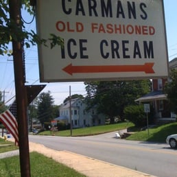 an old fashioned ice cream sign an old fashioned ice cream sign