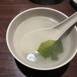 Wasabi - Miso soup - very watery and clear