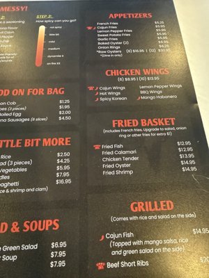 Menu photo 4 Bag O' Crab Tucson, AZ