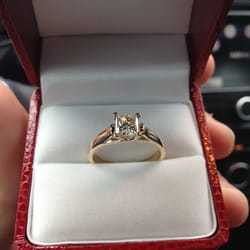 Bellestar Jewelry - Amazing princess-cut ring in Lucida setting by Paul at Bellestar. Thank you!!!!