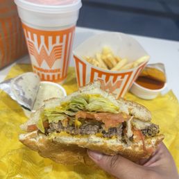 #1. Whataburger with Fries #1. Whataburger with Fries