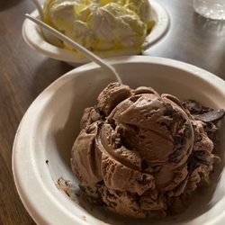 On Any Sundae - Mudslide ice cream & lemon shortcake ice cream