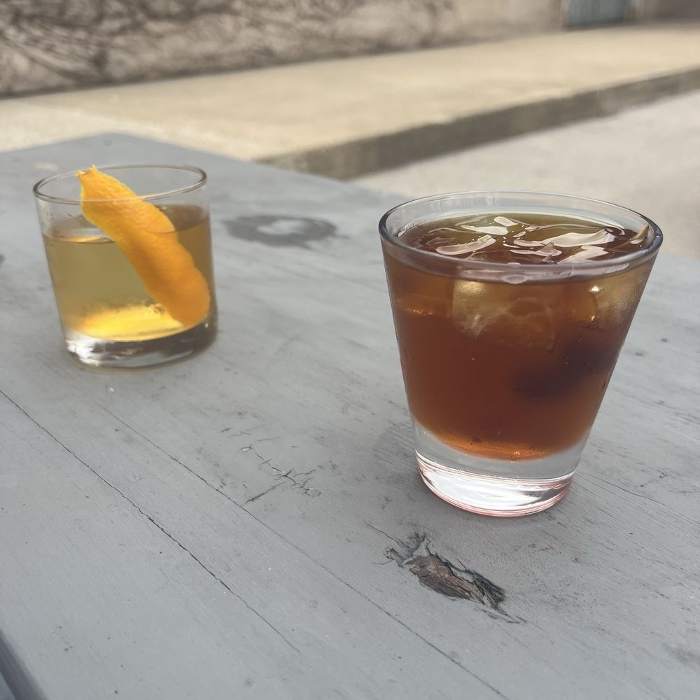 Manhattan and old fashion Manhattan and old fashion