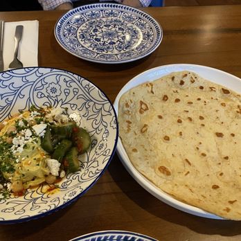 District Bistro - Yellow lentil hummus with pita- delicious! - New American Near Me - Wheaton, Maryland