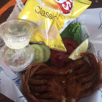Crabby Jerry's - Soft Shell Crab Sandwich 5-28-2016 - Seafood Near Me - Greenport, New York Crabby Jerry's - Soft Shell Crab Sandwich 5-28-2016 - Seafood Near Me - Greenport, New York