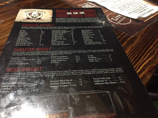 Menu photo 4 Whiskey Dave's Big Bear Lake, CA Menu photo 4 Whiskey Dave's Big Bear Lake, CA