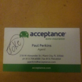 Acceptance Insurance - Rude and Unprofessional - Home & Rental Insurance Near Me - Plant City, Florida Acceptance Insurance - Rude and Unprofessional - Home & Rental Insurance Near Me - Plant City, Florida