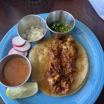 La Takeria - Chorizo taco with egg! - Sports Bars Near Me - Jacksonville, Florida La Takeria - Chorizo taco with egg! - Sports Bars Near Me - Jacksonville, Florida