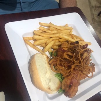 Stonewalls - Chicken and bacon sandwich with fries - American Near Me - Marco Island, Florida