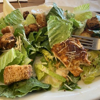 Lowell's Restaurant - Blackened Wild Salmon Filet Caesar Salad - American Near Me - Seattle, Washington Lowell's Restaurant - Blackened Wild Salmon Filet Caesar Salad - American Near Me - Seattle, Washington