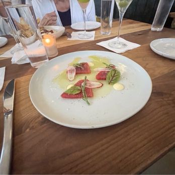 Bonnie And Clyde - Ahi Tuna special shaved radish - Desserts Near Me - Fairport, New York