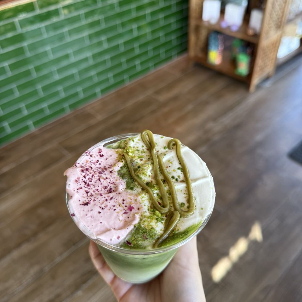 Zorek - Pistachio Matcha - Cafes Near Me - San Bruno, California Zorek - Pistachio Matcha - Cafes Near Me - San Bruno, California