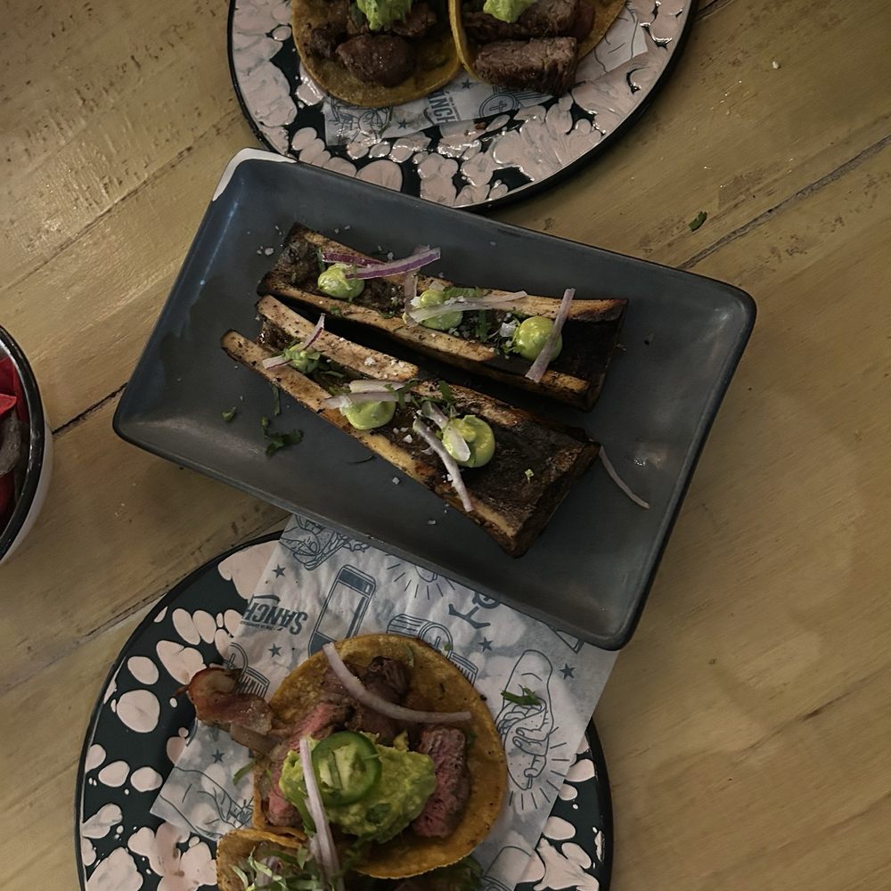 Sanchez Tacos and Drinks - Ribe Eye al la sal tacos - Cocktail Bars Near Me - Playa del Carmen, ROO