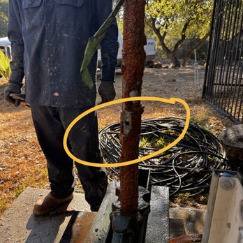 Independent Well Drilling - Found a hole on the rusted pile - Well Drilling Near Me - Apple Valley, California Independent Well Drilling - Found a hole on the rusted pile - Well Drilling Near Me - Apple Valley, California
