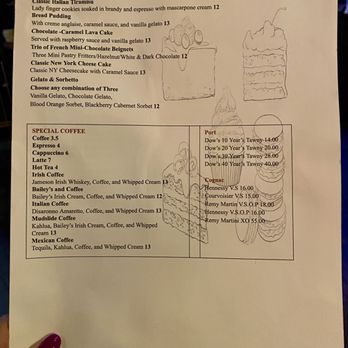 Trapeze Restaurant - Dessert Menu on April 28, 2025 - Italian Near Me - Burlingame, California Trapeze Restaurant - Dessert Menu on April 28, 2025 - Italian Near Me - Burlingame, California
