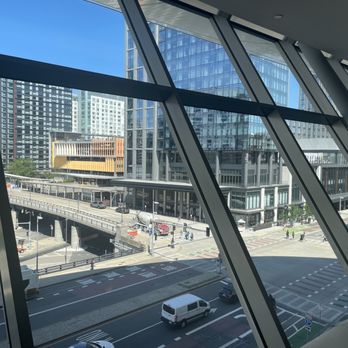 Boston Convention and Exhibition Center - View out onto Summer Street from the third floor. - Venues & Event Spaces Near Me - Boston, Massachusetts Boston Convention and Exhibition Center - View out onto Summer Street from the third floor. - Venues & Event Spaces Near Me - Boston, Massachusetts