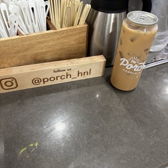 The Porch Honolulu - The cutest coffee, freshly made, then plastic canned, awesomeness - Coffee & Tea Near Me - Honolulu, Hawaii The Porch Honolulu - The cutest coffee, freshly made, then plastic canned, awesomeness - Coffee & Tea Near Me - Honolulu, Hawaii
