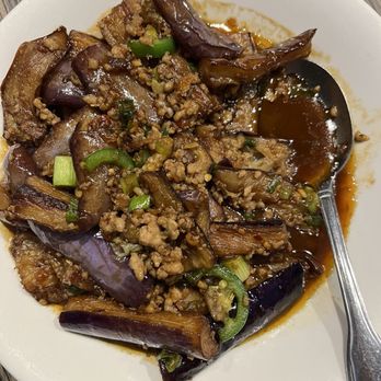 Dynasty - Eggplant with minced pork and XO sauce - Seafood Near Me - Orange, California