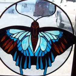 Skeleton Key Art Glass