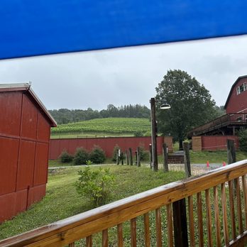 Valley Road Vineyards - a view of a farm from a deck - Wineries Near Me - Afton, Virginia