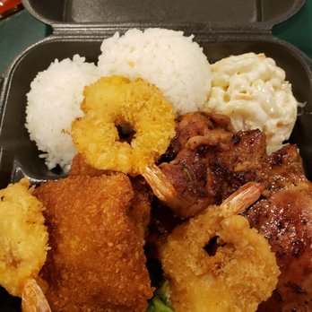 Ono Hawaiian BBQ - Seafood combo - Hawaiian Near Me - Phoenix, Arizona